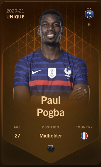 Paul Pogba card sorare