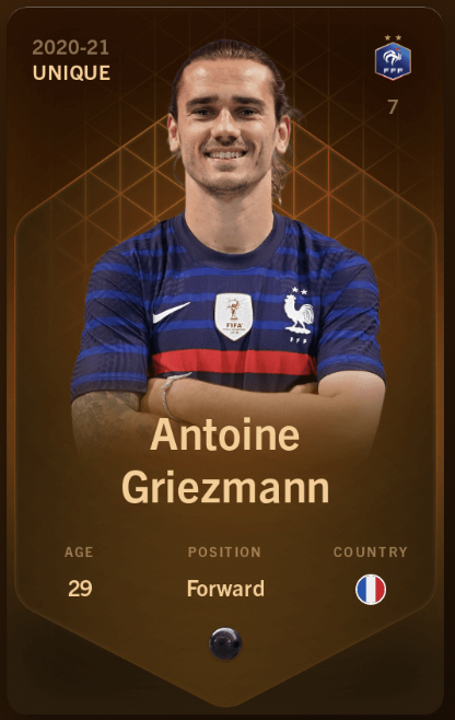 Antoine Griezmann card sorare