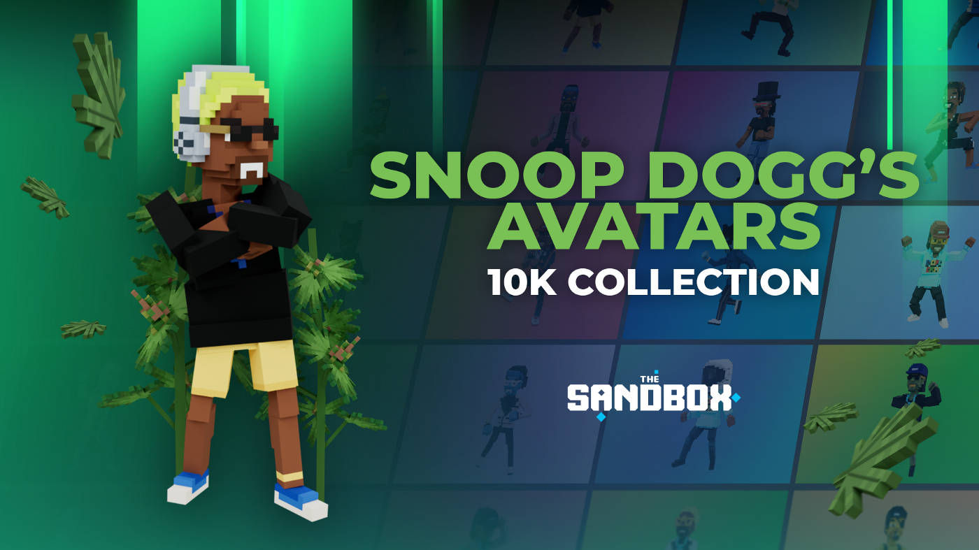 The Snoop Dogg Avatar Collection. The Metaverse is going to get 10,000… | by The Sandbox | The Sandbox | Medium