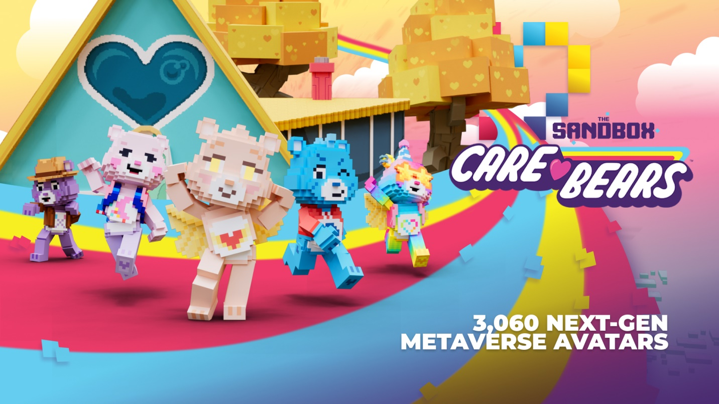 The Sandbox released 29 care bear NFTs